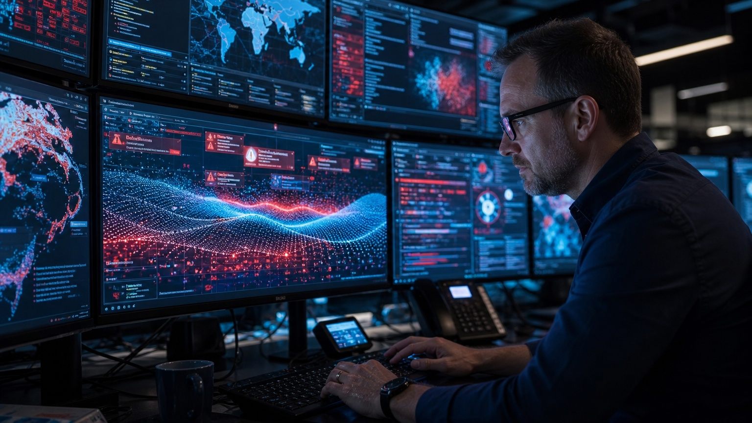 ThreatDown cybersecurity operations dashboard
